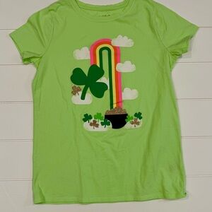 Cat & Jack Shamrock Tee Girls 14/16
